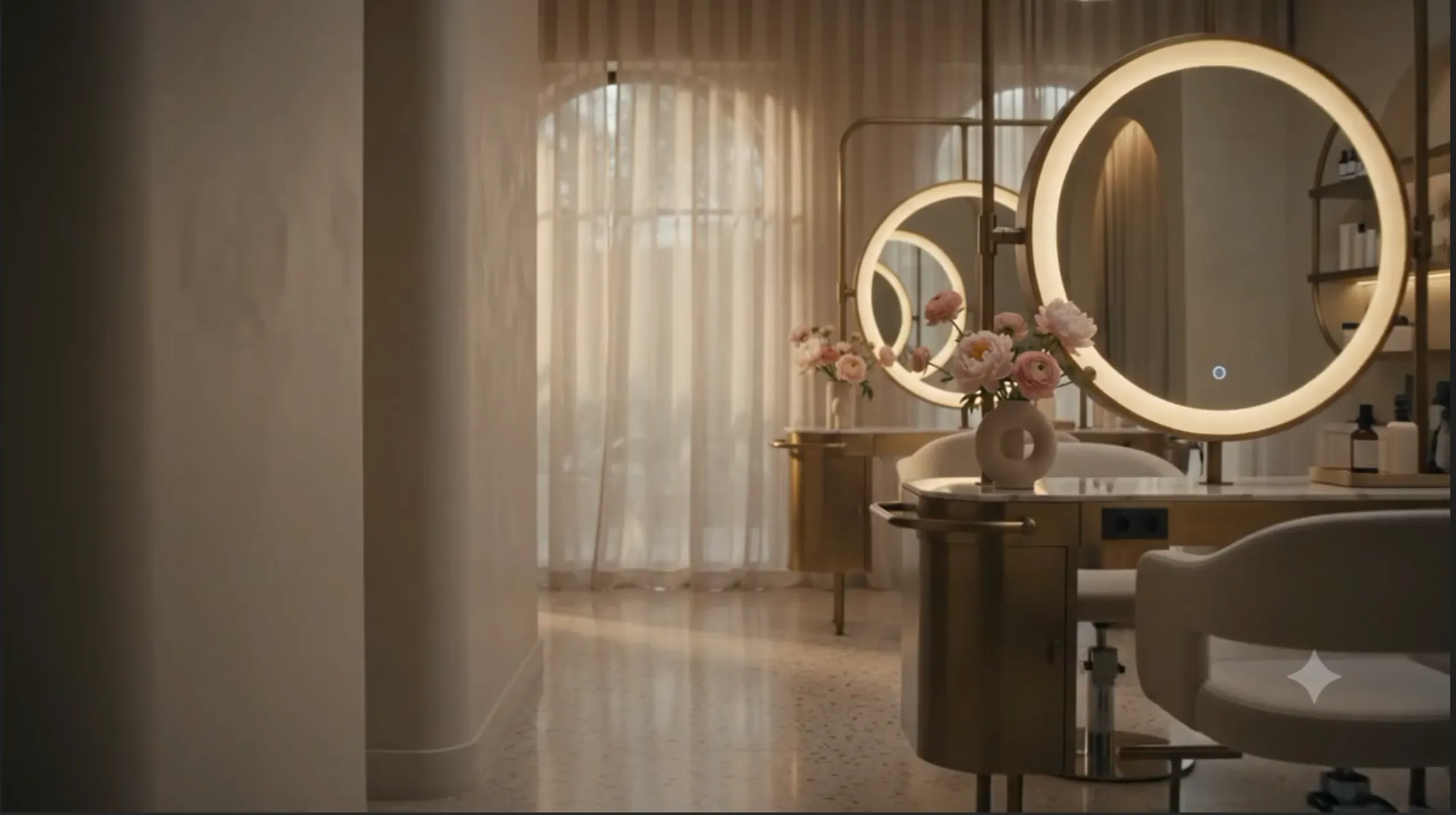 A beauty treatment at Lumière
